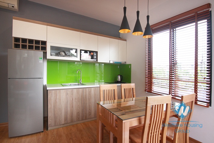 High floor and nice apartment with 2 bedrooms for lease in Nghi Tam Village